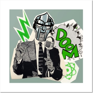 Retro Collage Doom Posters and Art